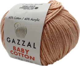 Włóczka Gazzal Baby Cotton 50g/165m 3412 ŁOSOSIOWY