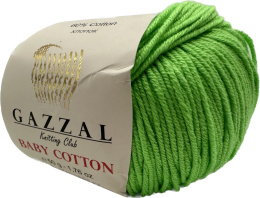 Włóczka Gazzal Baby Cotton 50g/165m 3427 SELEDYN
