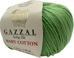 Włóczka Gazzal Baby Cotton 50g/165m 3466 ZIELONY