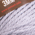 Sznurek YarnArt Macrame Rope 3mm 756 POPIELATY