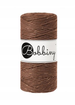 SZNUREK DO MAKRAMY BOBBINY 3mm/100m GOLDEN MOCHA