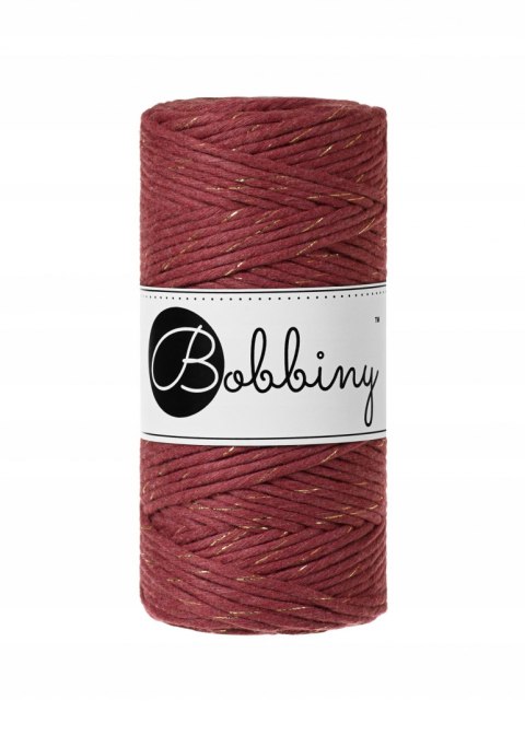 SZNUREK DO MAKRAMY BOBBINY 3mm/100m GOLDEN ROSE