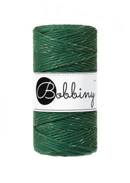 SZNUREK DO MAKRAMY BOBBINY 3mm/100m GOLDEN GREEN