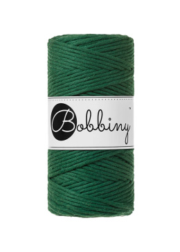 SZNUREK DO MAKRAMY BOBBINY 3mm/100m PINE GREEN