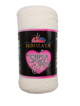 HIMALAYA Super Soft Yarn 200g/328m kol.801 BIEL