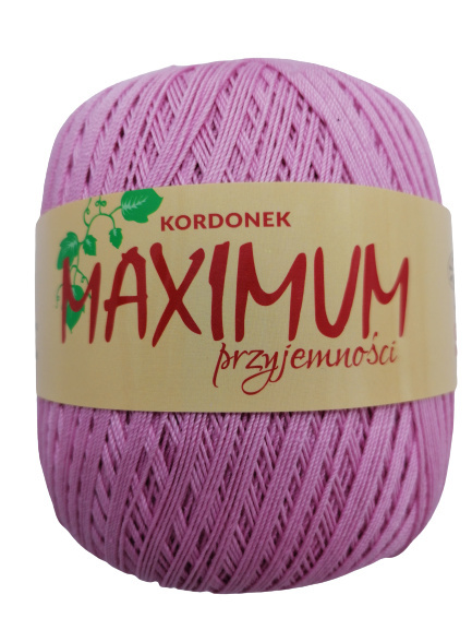 Kordonek Opus Maximum 100g/565g kol.1602 RÓŻOWY