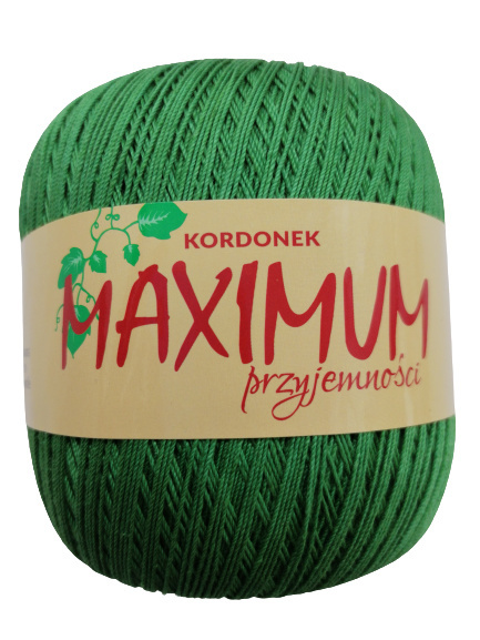 Kordonek Opus Maximum 100g/565m kol.1681 ZIELEŃ