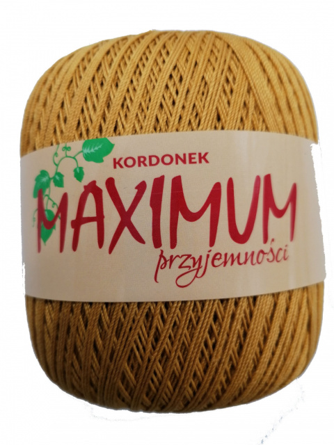 Kordonek Opus Maximum 100g/565m kol.1726 PIASKOWY