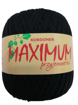 Kordonek Opus Maximum 100g/565m kol.1819 CZARNY