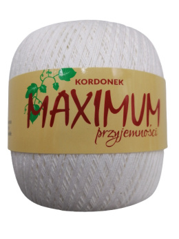 Kodronek Opus Maximum 100g/565m kol.001 BIAŁY