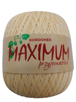 Kordonek Opus Maximum 100g/565m kol.1512 J.ŻÓŁTY