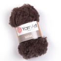 WŁÓCZKA YARN ART MINK 333 CIEMNY BRĄZ