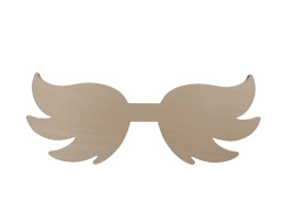 Drewniane skrzydła do Aniołów, Makrama 17x6,5 nr5