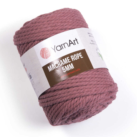 Sznurek do makramy Macrame Rope 5mm 792 BRUDNY RÓŻ